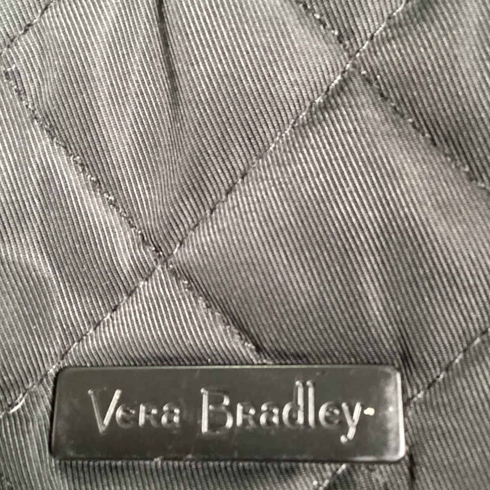 Vera Bradley Black Quilted Crossbody Bag - Picture 5 of 6